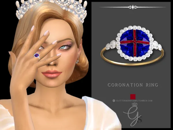 Mix Coronation Ring by simsfinds - The Sims 4 Custom Content