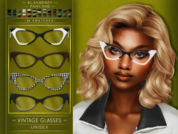 VINTAGE GLASSES - UNISEX - BLAHBERRY PANCAKE