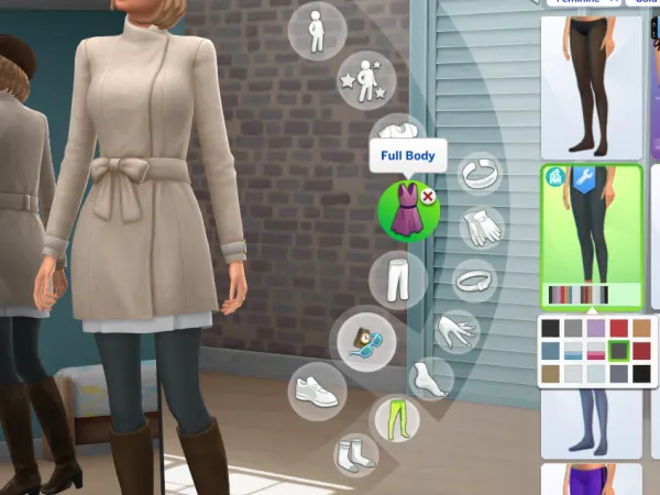 Maxis Match City Living Pants As Tights by katgirl28888 - The Sims 4 Custom Content