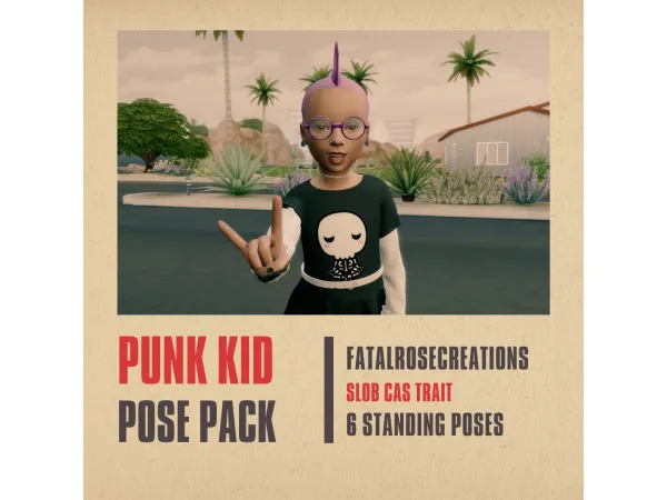 Punk Kid Pose Pack