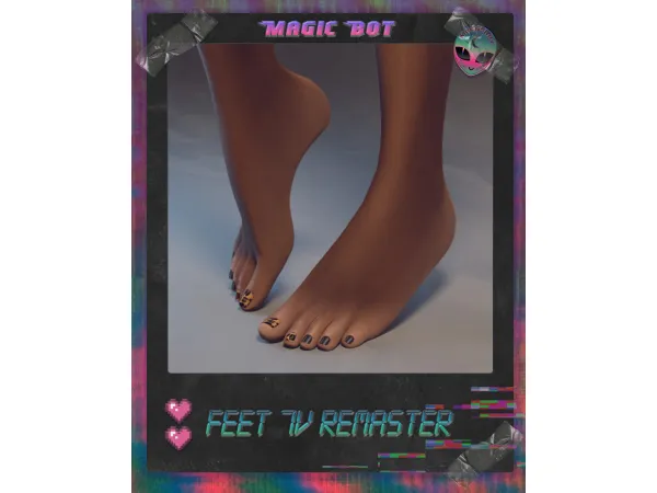 Alpha FEET 7V REMASTER (upd 01032024) - The Sims 4 Custom Content