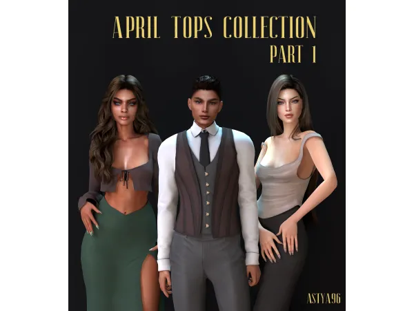 April Tops Collection 2023 Part 1 by astya96