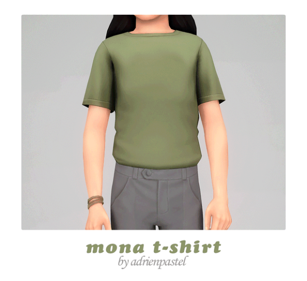 Maxis Match Mona T Shirt Mike Trousers by simsfinds - The Sims 4 Custom Content