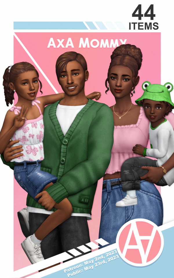 Maxis Match AxA Mommy Me by simsfinds - The Sims 4 Custom Content