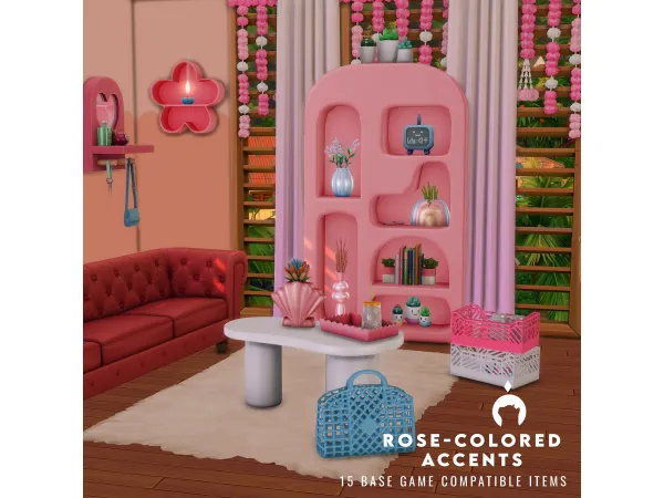 Rose-Colored Accents - A 15 items collection! by Ikari Sims