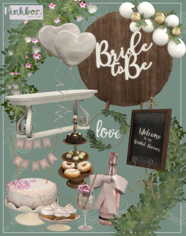 Mix Bridal shower by simsfinds - The Sims 4 Custom Content