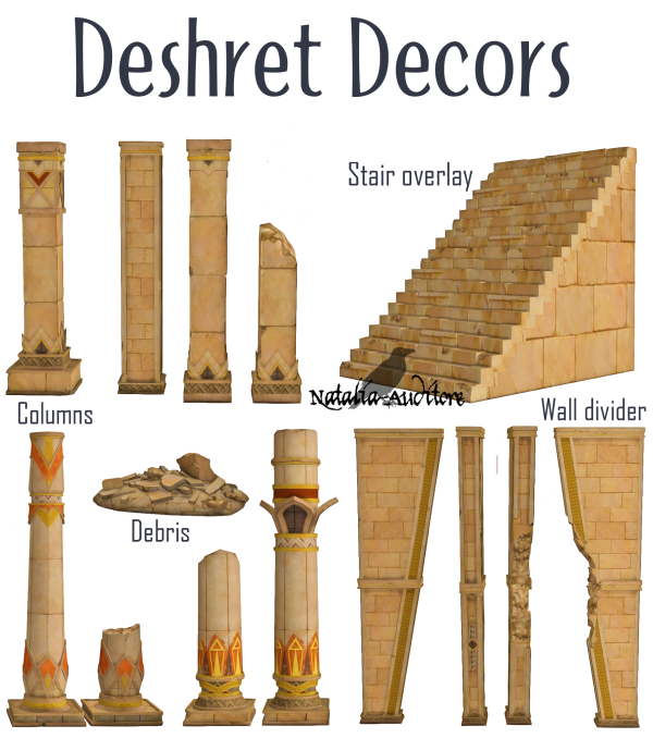 Maxis Match Deshret Decors Auditore by simsfinds - The Sims 4 Custom Content