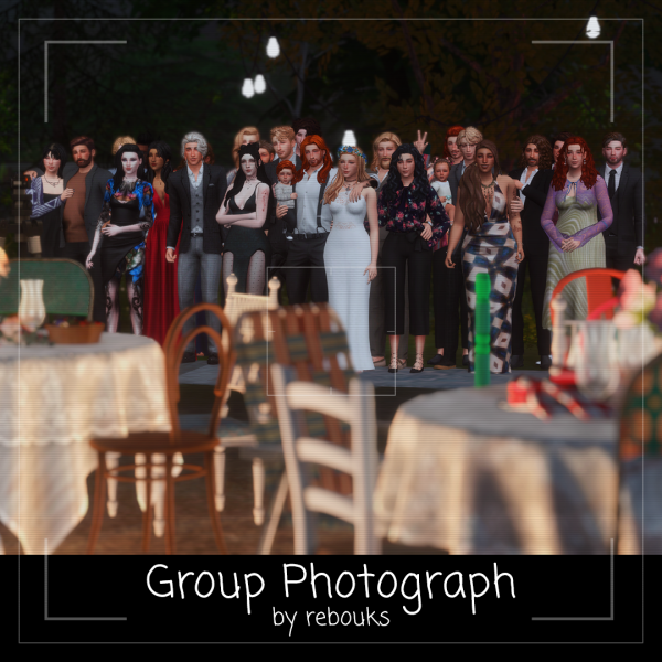 Maxis Match Group Photograph by simsfinds - The Sims 4 Custom Content