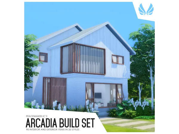 Maxis Match Arcadia Build Set 90 Australian Inspired Build Items by Peacemaker_ic - The Sims 4 Custom Content