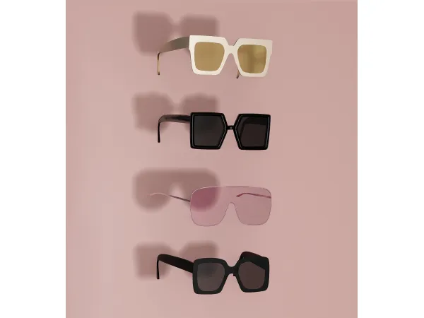 Alpha Sunglasses Set - The Sims 4 Custom Content