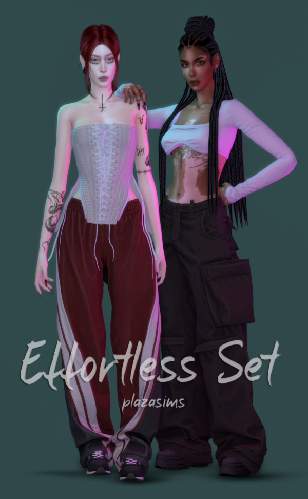 Alpha Effortless Set by simsfinds - The Sims 4 Custom Content