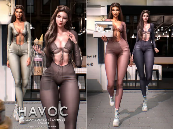 HAVOC Willow Bodysuit Sample