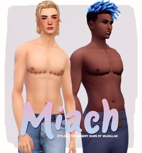 Maxis Match Pride Top Surgery Scars by simsfinds - The Sims 4 Custom Content
