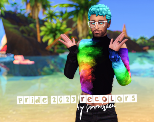 Maxis Match PRIDE 2023 recolors by simsfinds - The Sims 4 Custom Content