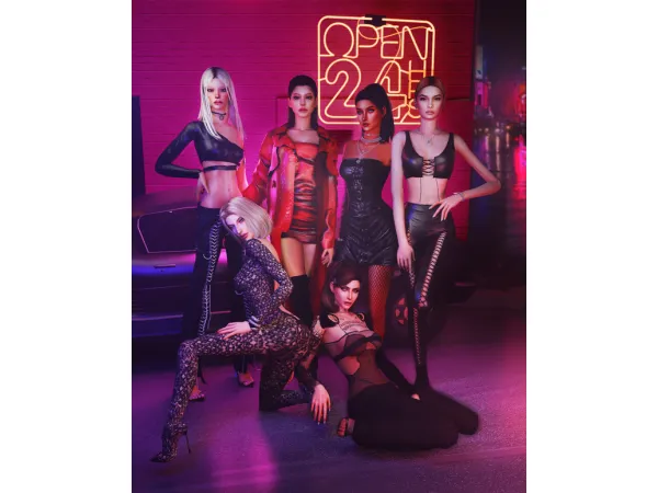 Alpha Bella Hadid Collection by Bergdorf Sims - The Sims 4 Custom Content