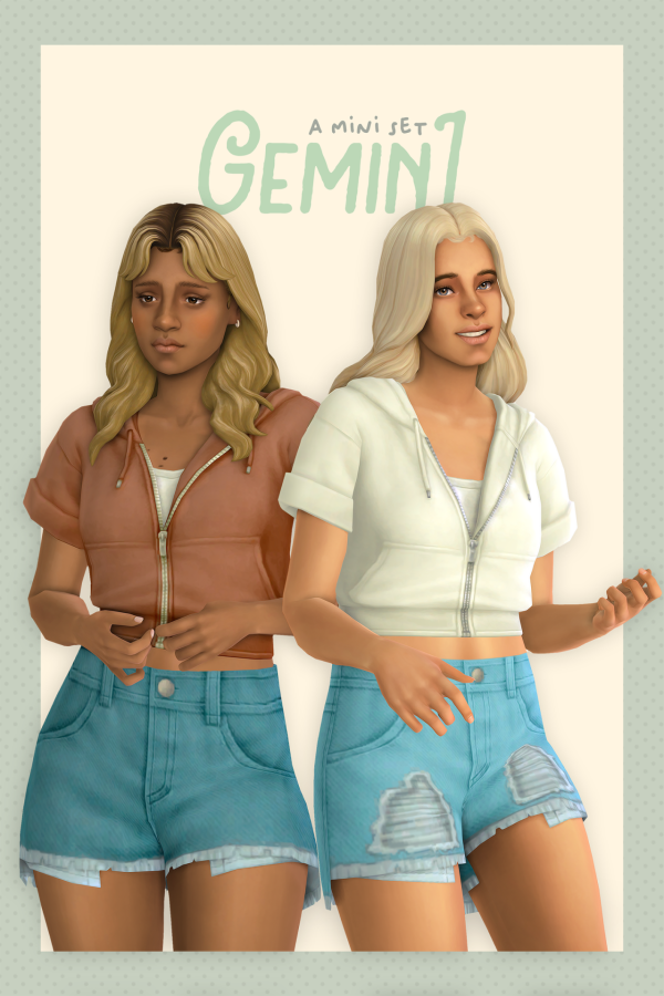 Maxis Match gemini by simsfinds - The Sims 4 Custom Content