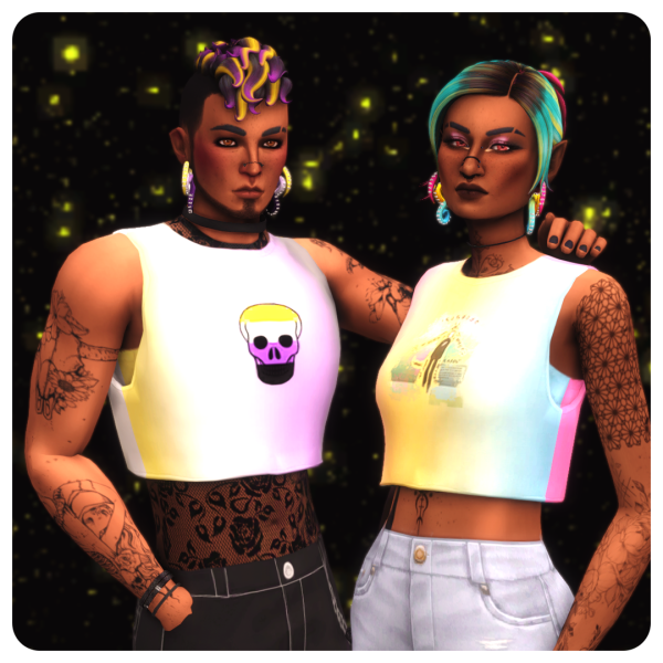 Maxis Match Alkaline Top by simsfinds - The Sims 4 Custom Content