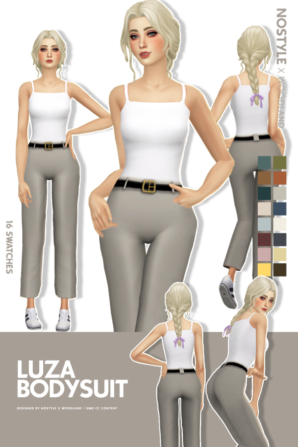 Maxis Match LUZA BODYSUIT by simsfinds - The Sims 4 Custom Content