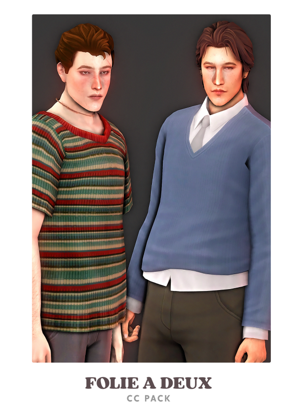 Maxis Match Folie A Deux Pack (Updated) by simsfinds - The Sims 4 Custom Content
