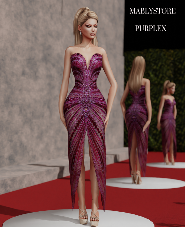 Alpha PURPLEX by simsfinds - The Sims 4 Custom Content