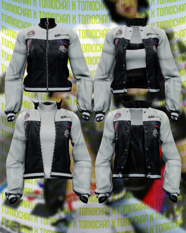 Alpha VALENTINE'S COUPLE RACING JACKET TOMIOCHAN by simsfinds - The Sims 4 Custom Content