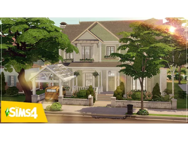 Maxis Match Pancakes family house by simsfinds - The Sims 4 Custom Content