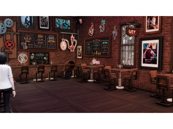 Maxis Match New Orleans Jazz club by simsfinds - The Sims 4 Custom Content