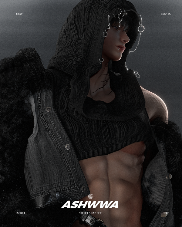 Alpha Streetwear Jacket crop top by simsfinds - The Sims 4 Custom Content