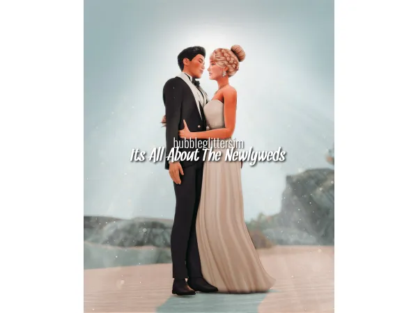 Maxis Match bubbleglittersim It's All About The Newlyweds (Wedding pose pack part 33) by bubbleglittersim - The Sims 4 Custom Content