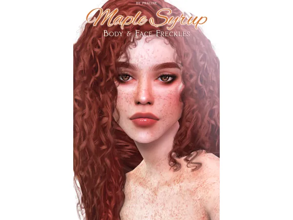 MAPLE SYRUP Body & Face Freckles by pralinesims Update
