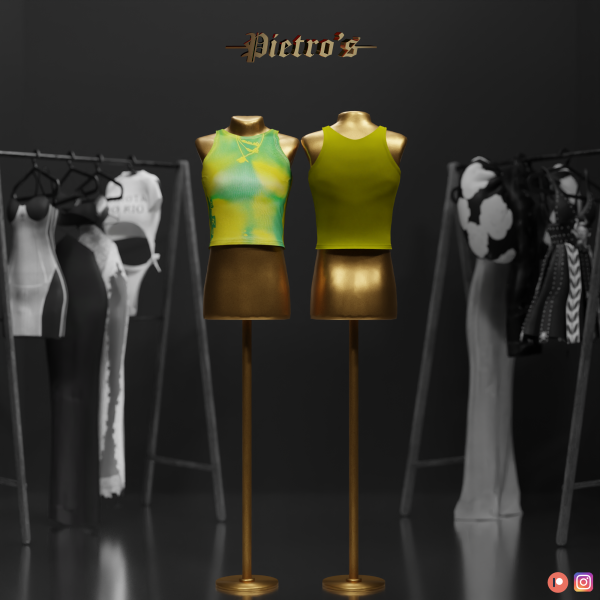 Alpha Alex's Thermographic Top (Male Female) by simsfinds - The Sims 4 Custom Content