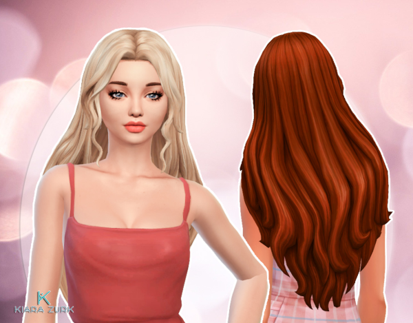 Maxis Match Zarah Hairstyle V2 by simsfinds - The Sims 4 Custom Content