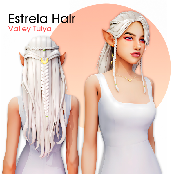 Maxis Match ( ) Estrela Hair by simsfinds - The Sims 4 Custom Content