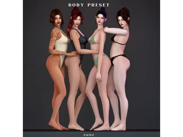 Alpha BODY PRESET - The Sims 4 Custom Content