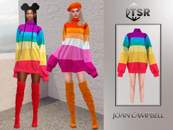 Alpha HAPPY PRIDE by JoanCampbell - The Sims 4 Custom Content