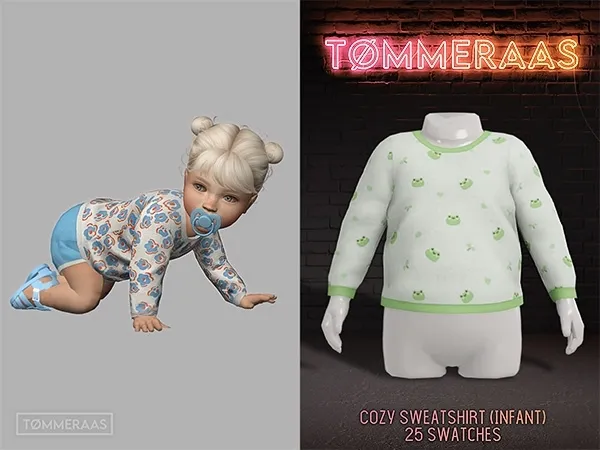 Alpha TØMMERAAS Cozy Sweatshirt (Infant) (53) by tommeraas - The Sims 4 Custom Content