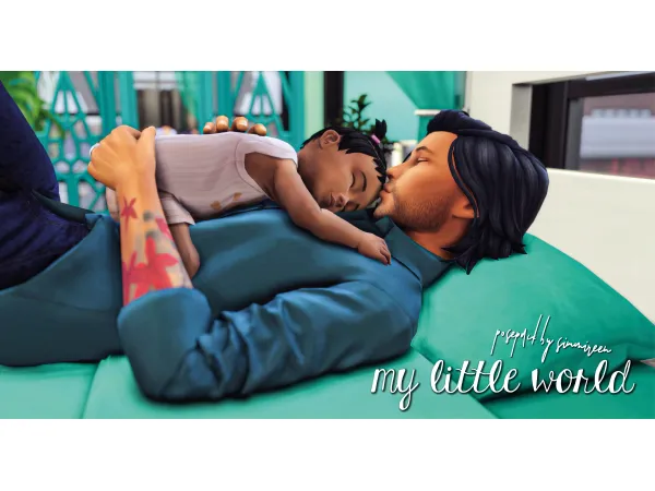 Maxis Match My little world by simsfinds - The Sims 4 Custom Content