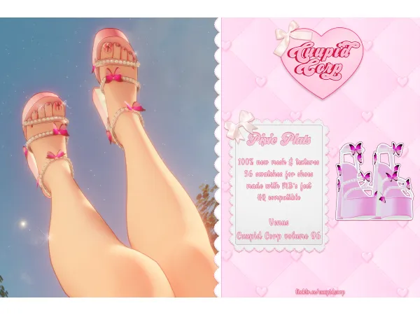 Mix VENUS Pixie Plats 800 CUUPID by missme12 - The Sims 4 Custom Content