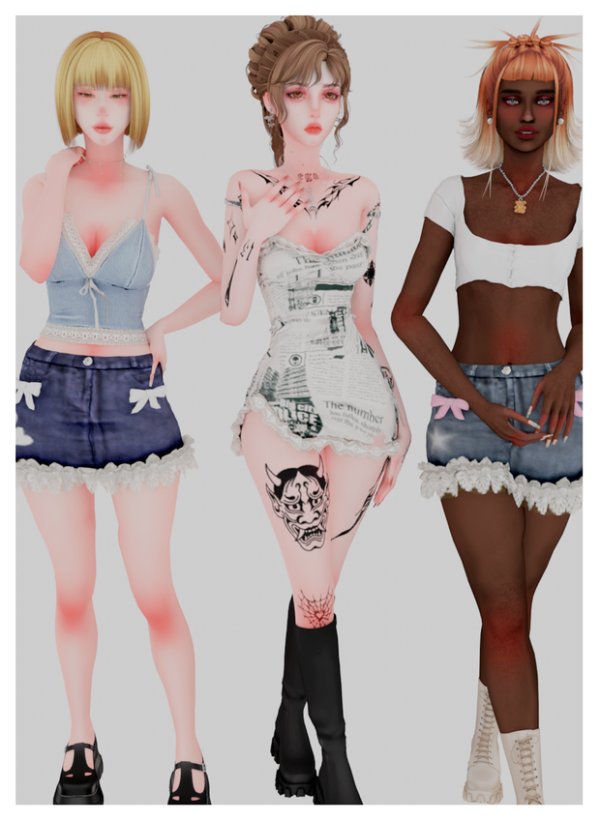 Alpha KITTEN MODERN GODNESS COLLECTION by ohmybunnny2 - The Sims 4 Custom Content