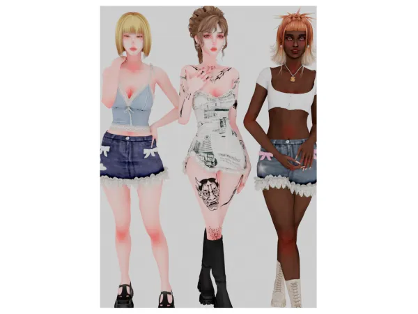 Alpha KITTEN MODERN GODNESS COLLECTION - The Sims 4 Custom Content