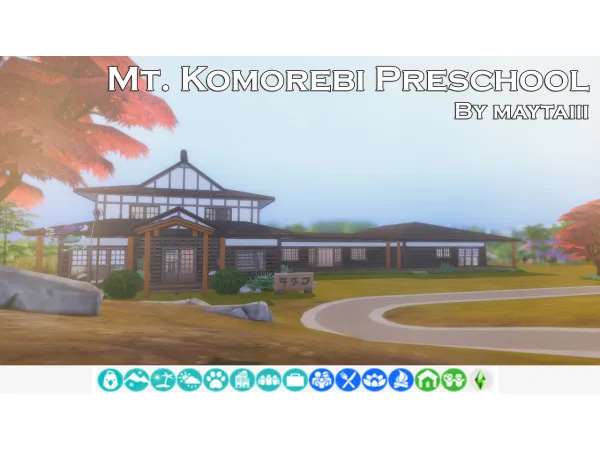 Maxis Match maytaiii mt komorebi preschool - The Sims 4 Custom Content