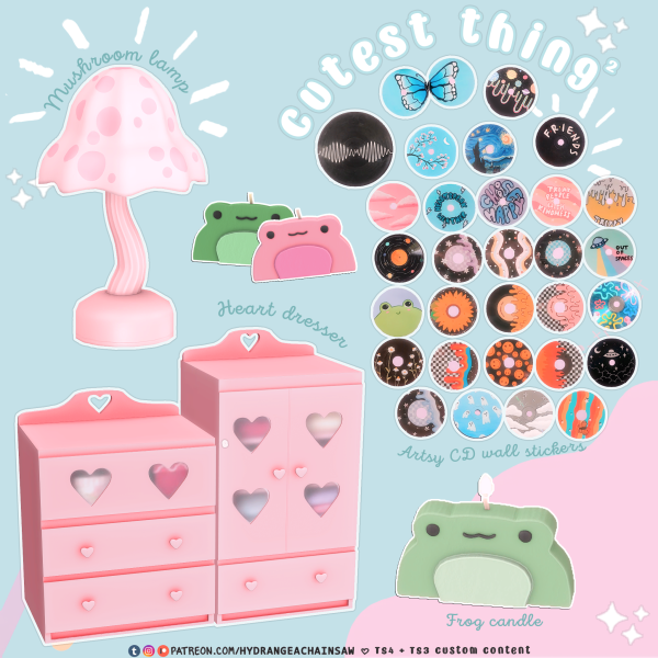 Mix Cutest Thing II by hydrangeachainsaw - The Sims 4 Custom Content