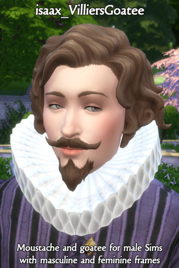 Maxis Match Villiers Goatee (Facial Hair) by simsfinds - The Sims 4 Custom Content