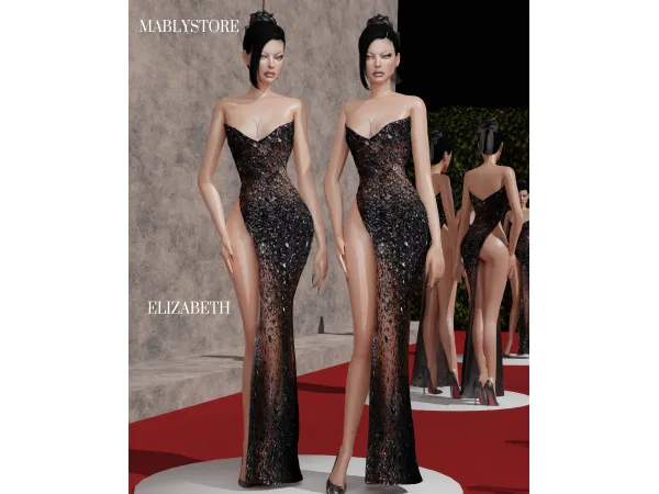 Alpha ELIZABETH by Mably Store - The Sims 4 Custom Content