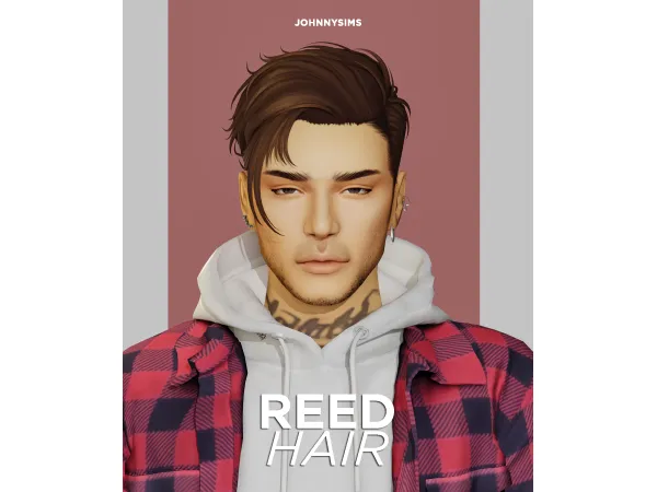 Maxis Match Reed Hair by JohnnySims - The Sims 4 Custom Content