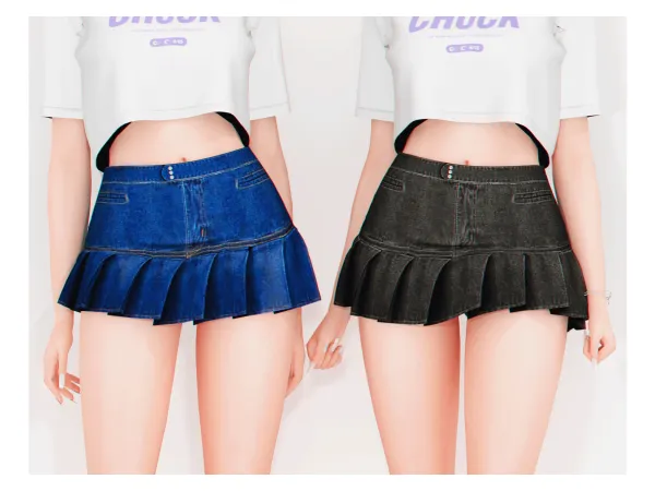 Alpha Spicy Skirt - The Sims 4 Custom Content