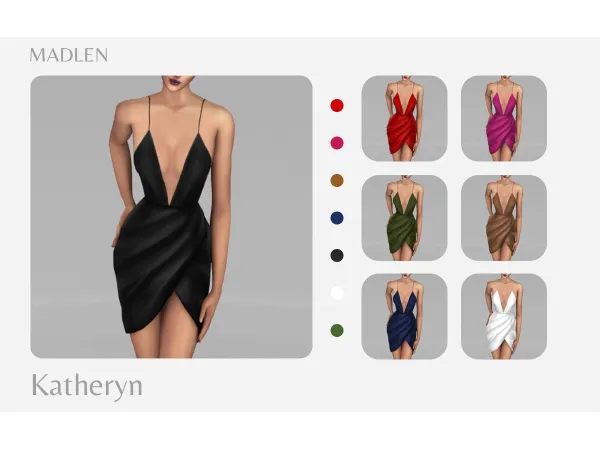 Maxis Match Madlen Katheryn Dress by simsfinds - The Sims 4 Custom Content