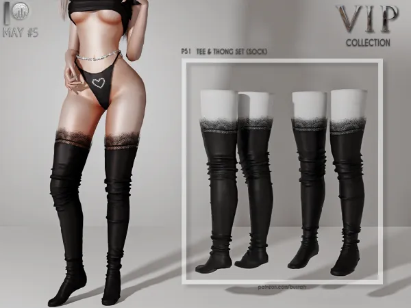 Alpha VIP (Early Access) TEE THING SET (SOCKS) P51 (MAY 5) tr by busra - The Sims 4 Custom Content