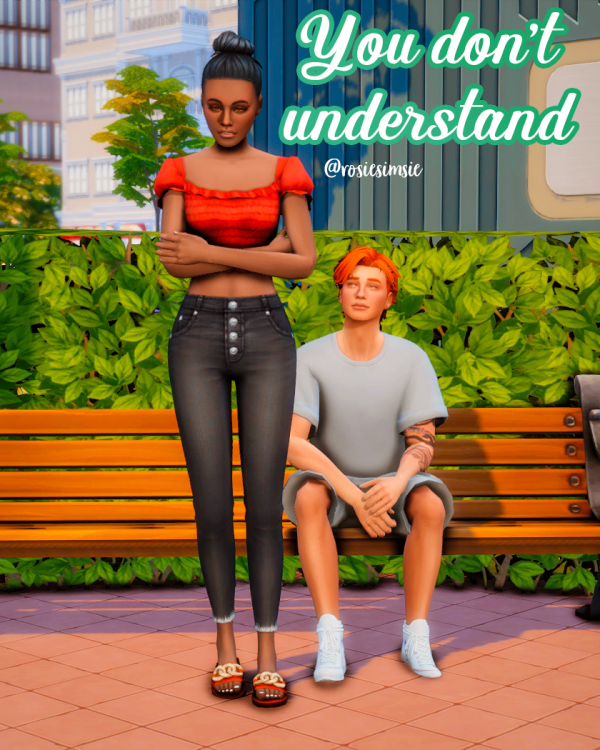 Maxis Match POSEPACK You don't understand by simsfinds - The Sims 4 Custom Content