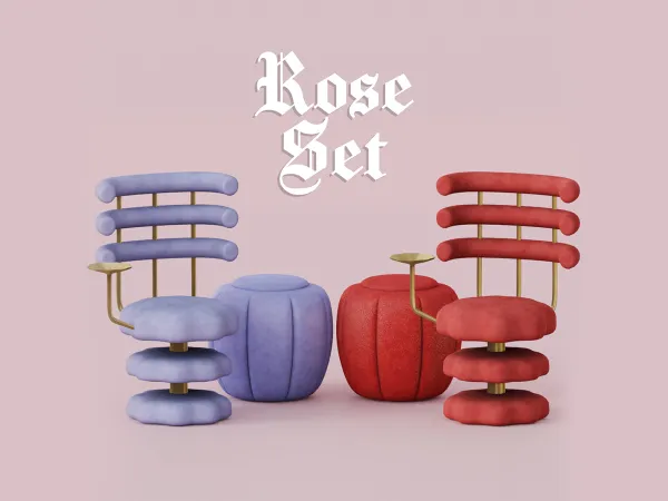 Alpha Rose Set by simsfinds - The Sims 4 Custom Content